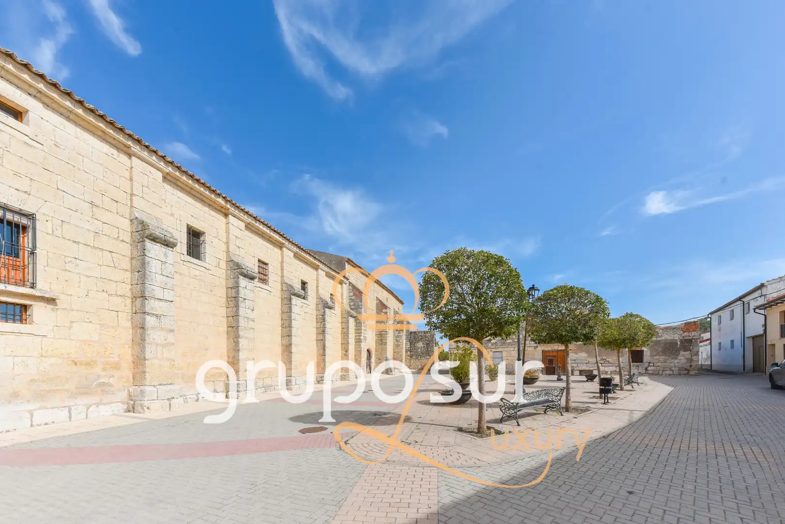 Vista exterior de Casa o chalet en venta en San Cebrián de Mazote con Calefacción, Jardín privado y Parquet