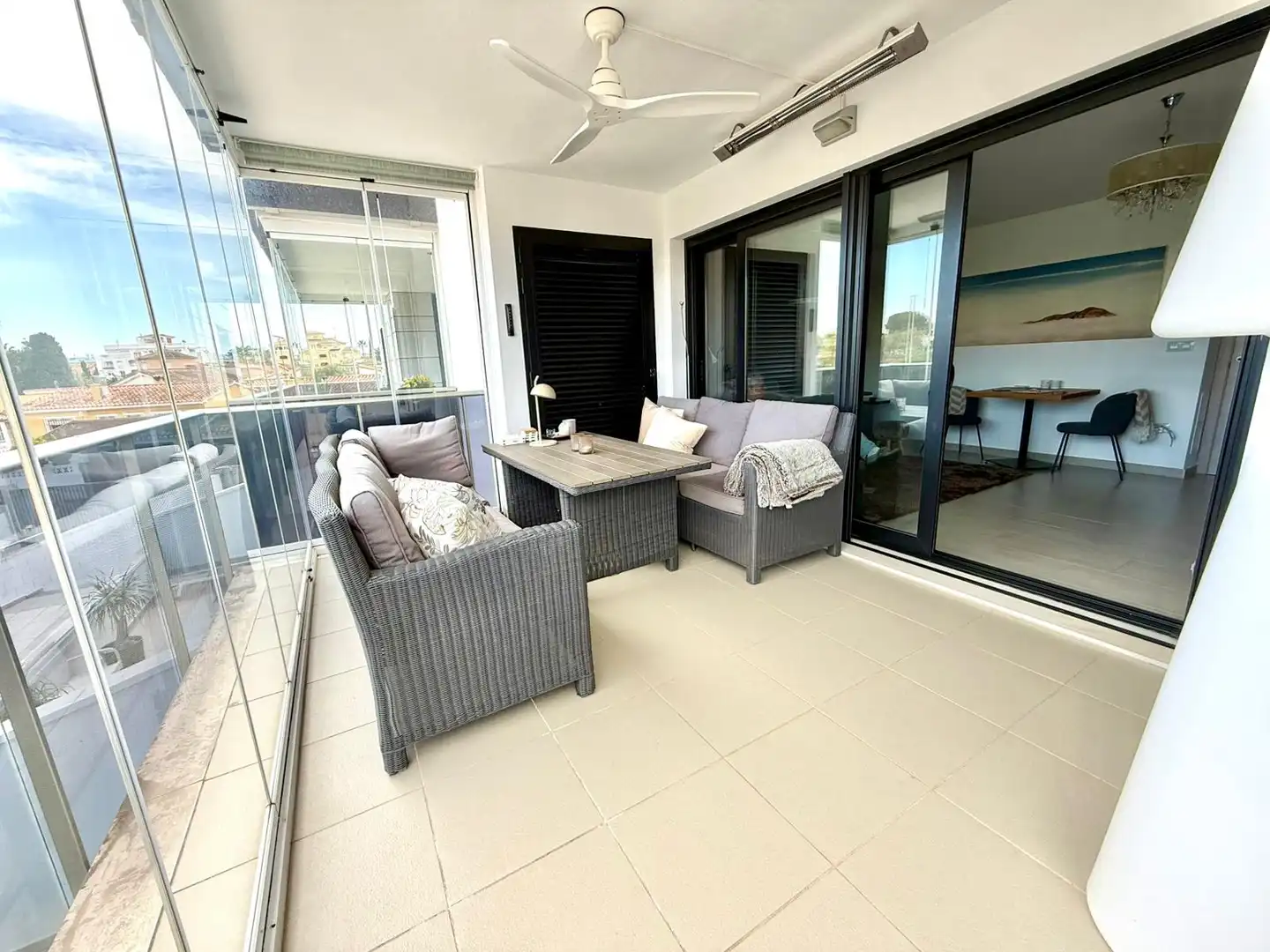 Terraza de Apartamento en venta en Dénia con Aire acondicionado, Calefacción y Terraza