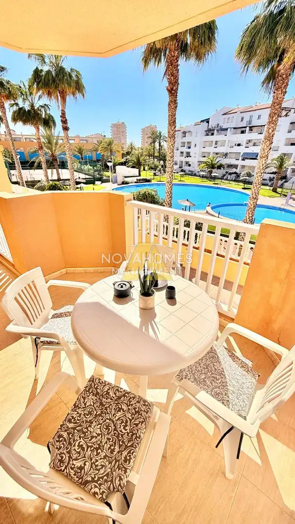 Balcony of Apartments for sale in La Manga del Mar Menor  with Air Conditioner, Heating and Terrace