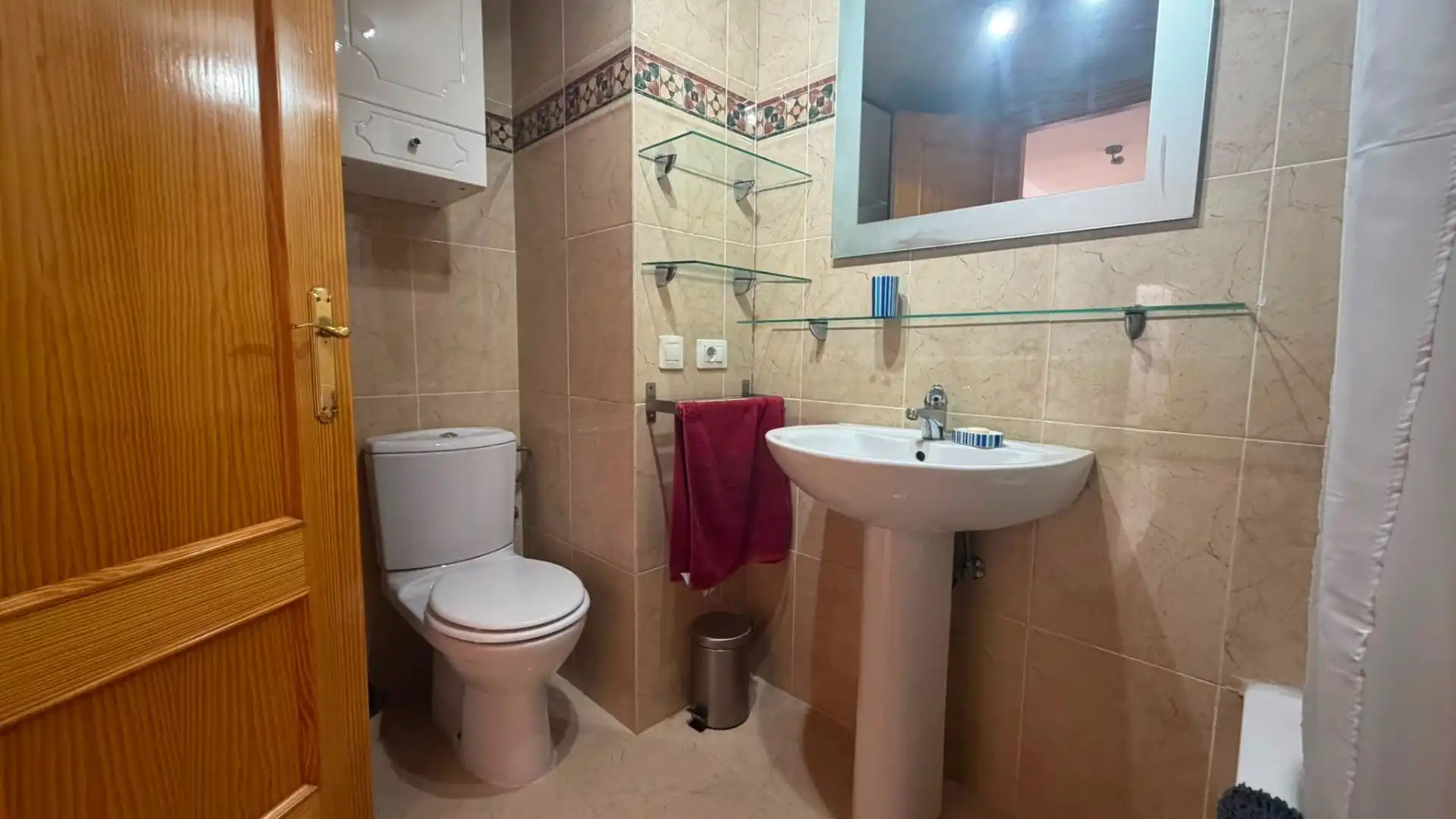 Badezimmer von Wohnungen zur Miete in Chilches / Xilxes mit Terrasse und Möbliert