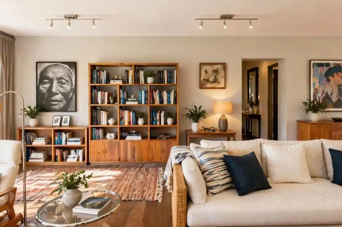 Sala de estar de Casa o chalet en venta en Marbella con Aire acondicionado, Calefacción y Jardín privado