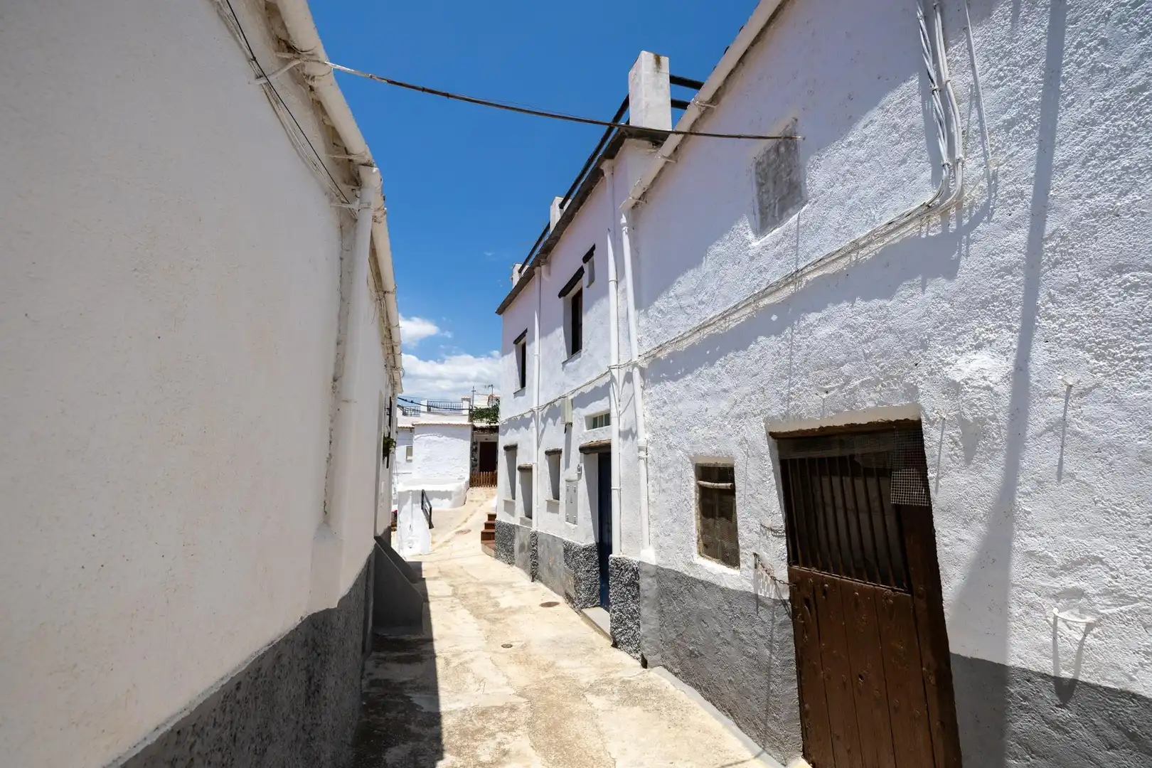 Vista exterior de Casa adosada en venta en Torvizcón con Terraza