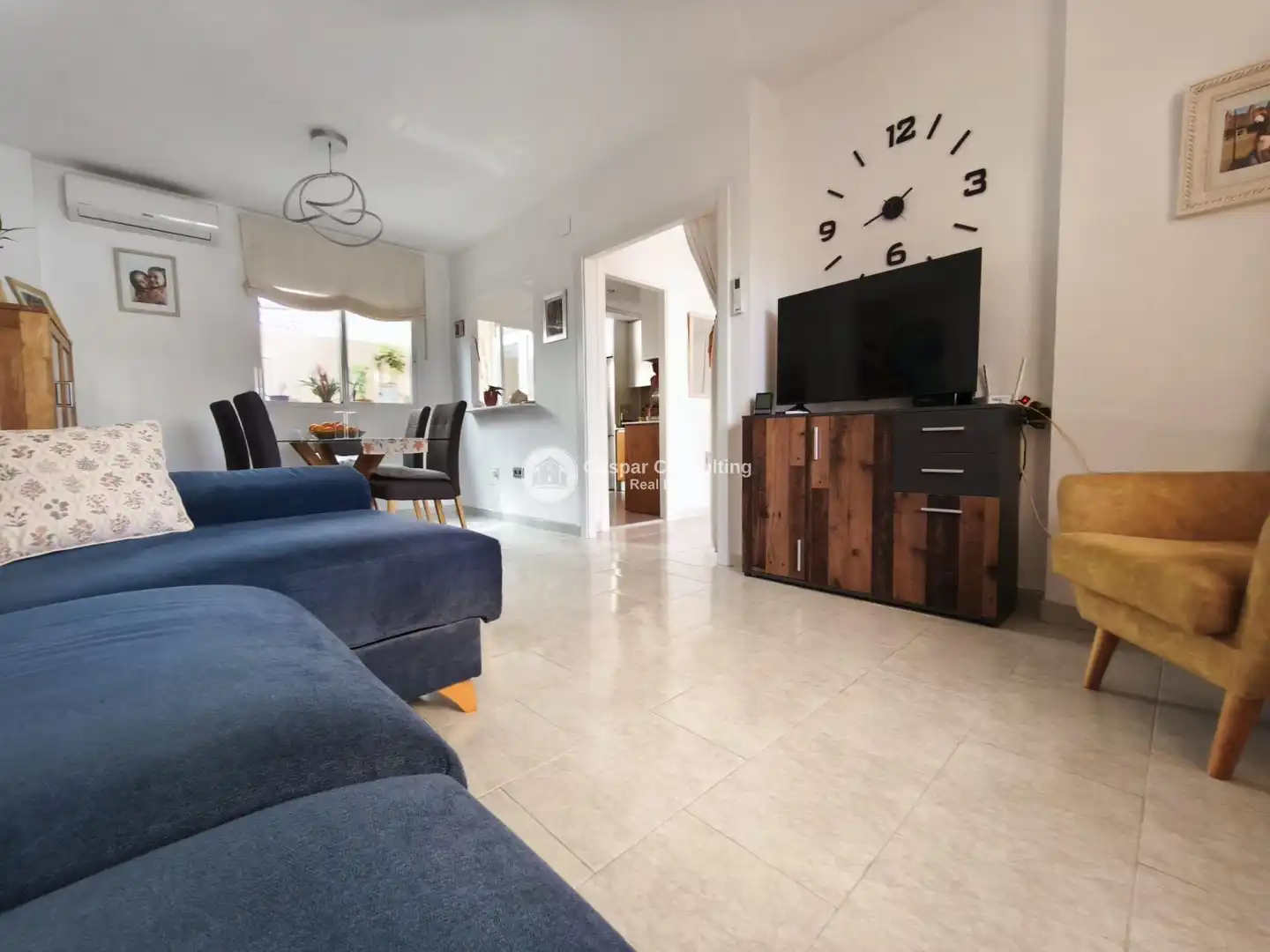 Sala de estar de Casa adosada en venta en San Pedro del Pinatar con Aire acondicionado, Calefacción y Terraza