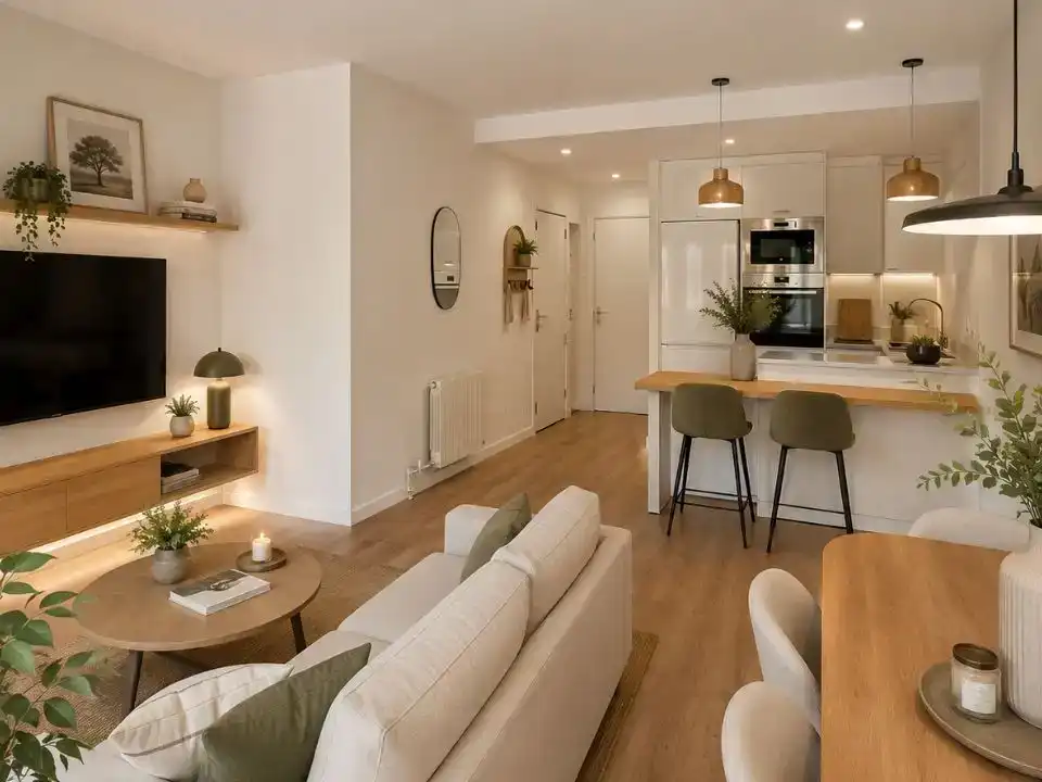Living room of Flat for sale in  Barcelona Capital