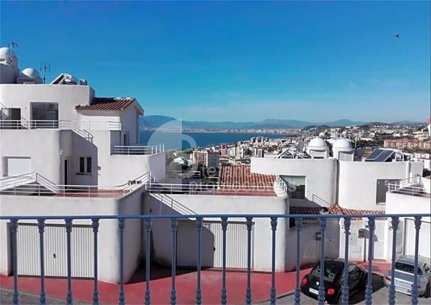 Exterior view of Single-family semi-detached for sale in Málaga Capital  with Air Conditioner, Heating and Private garden