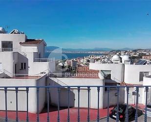 Exterior view of Single-family semi-detached for sale in Málaga Capital  with Air Conditioner, Heating and Private garden