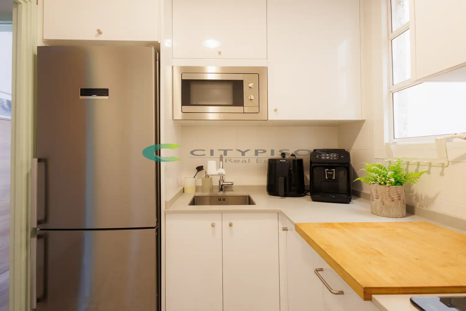 Cocina de Piso en venta en Barcelona con Aire acondicionado, Calefacción y Parquet