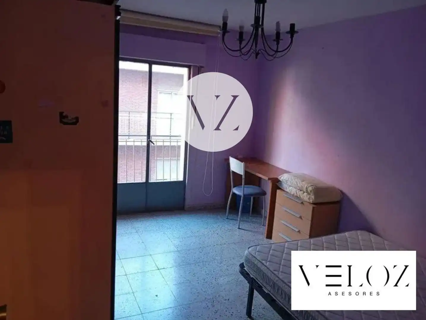 Schlafzimmer von Wohnung zur Miete in Salamanca mit Heizung, Terrasse und Möbliert