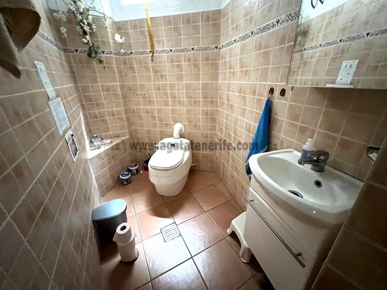 Baño de Finca rústica en venta en Vallehermoso con Aire acondicionado, Calefacción y Jardín privado