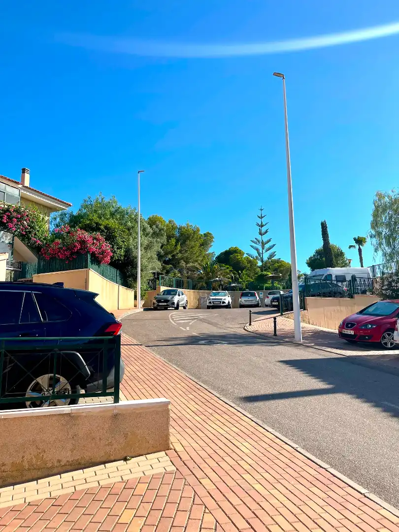 Parking of Detached homes for sale in Santa Pola  with Air Conditioner, Private garden and Furnished