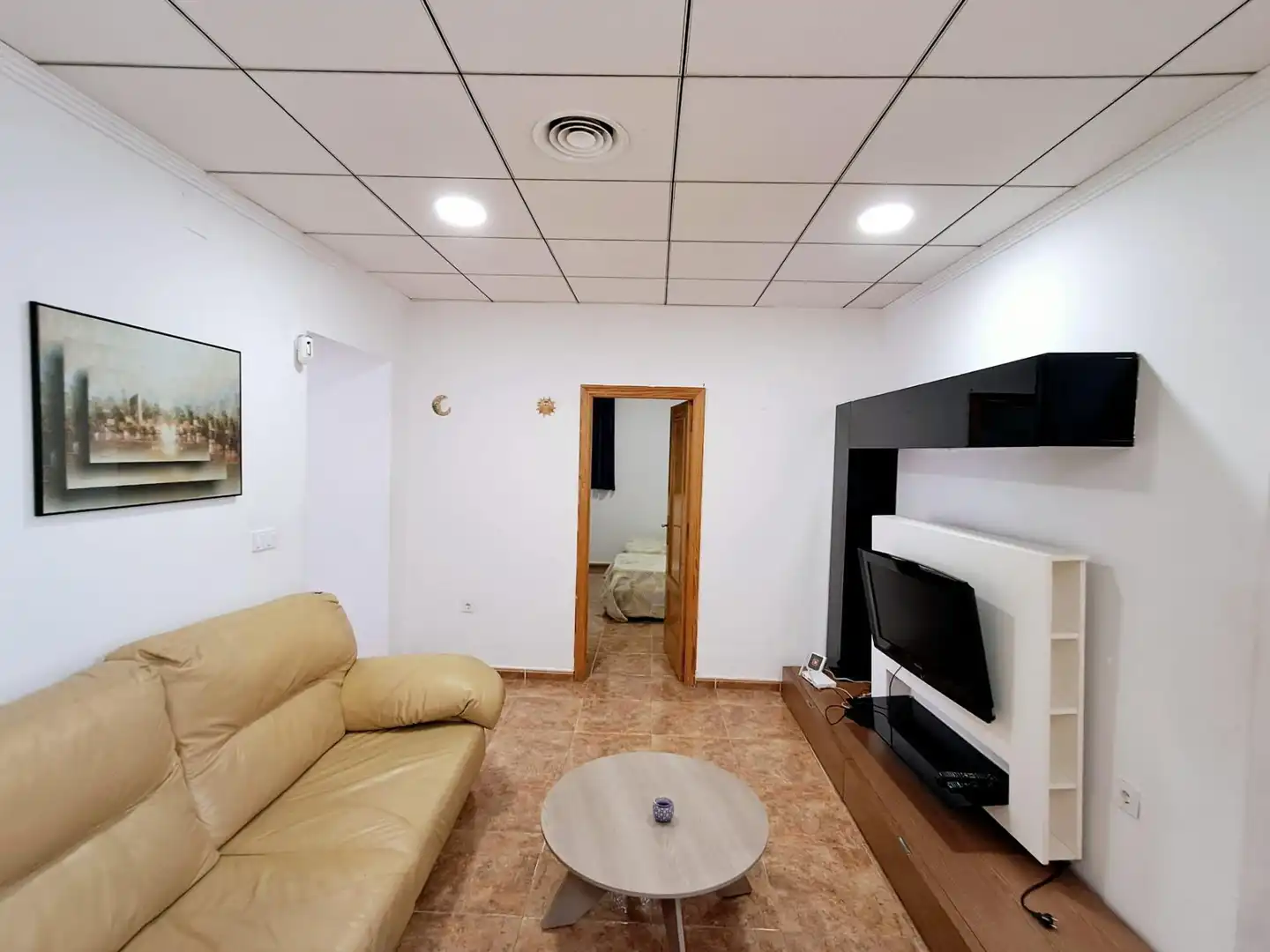 Sala de estar de Piso en venta en Águilas con Aire acondicionado, Calefacción y Amueblado