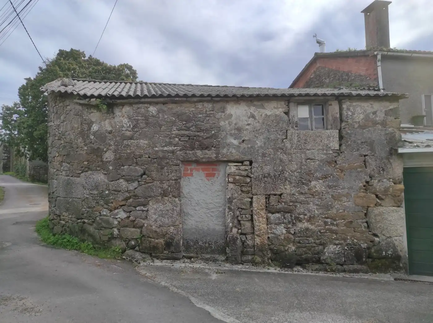 Vista exterior de Casa o xalet en venda en Santiago de Compostela 