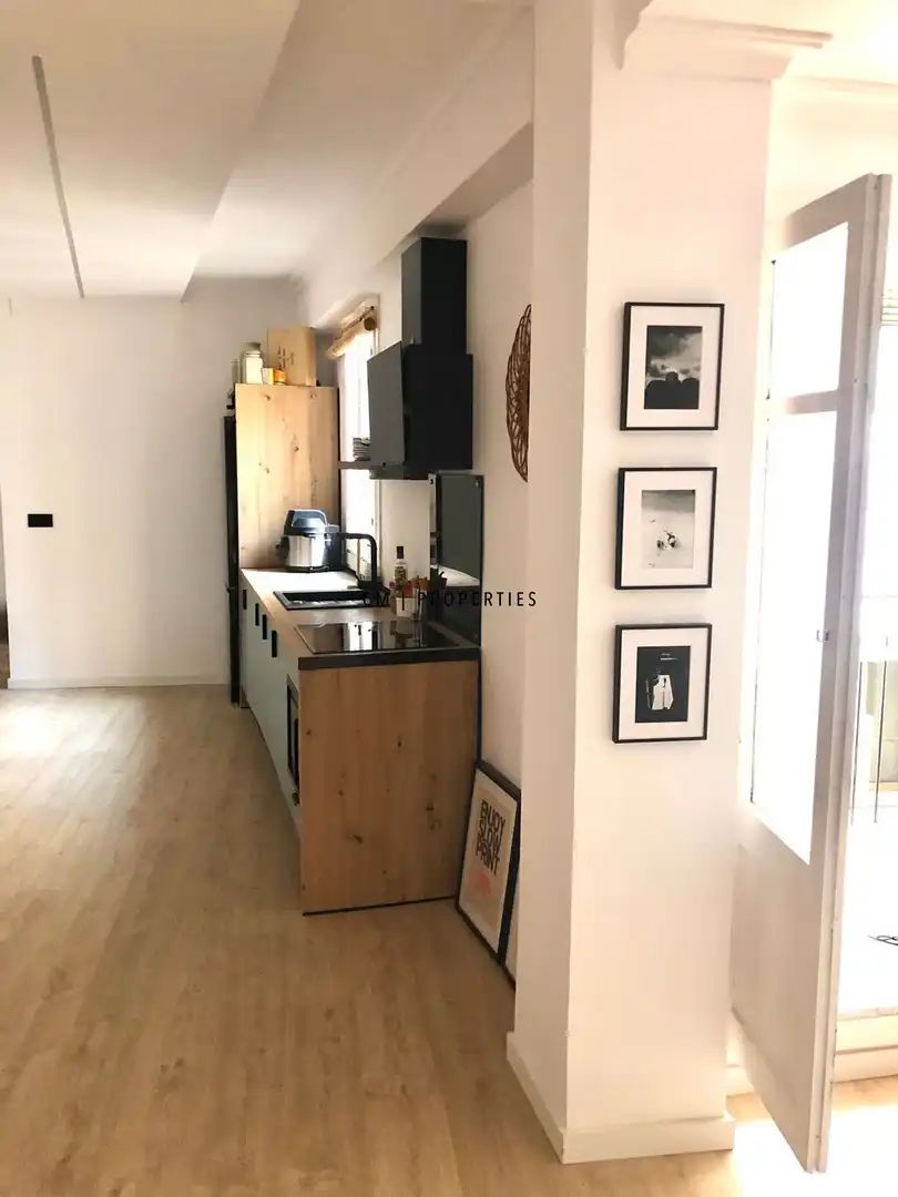Küche von Wohnung zur Miete in Valencia mit Klimaanlage, Heizung und Möbliert