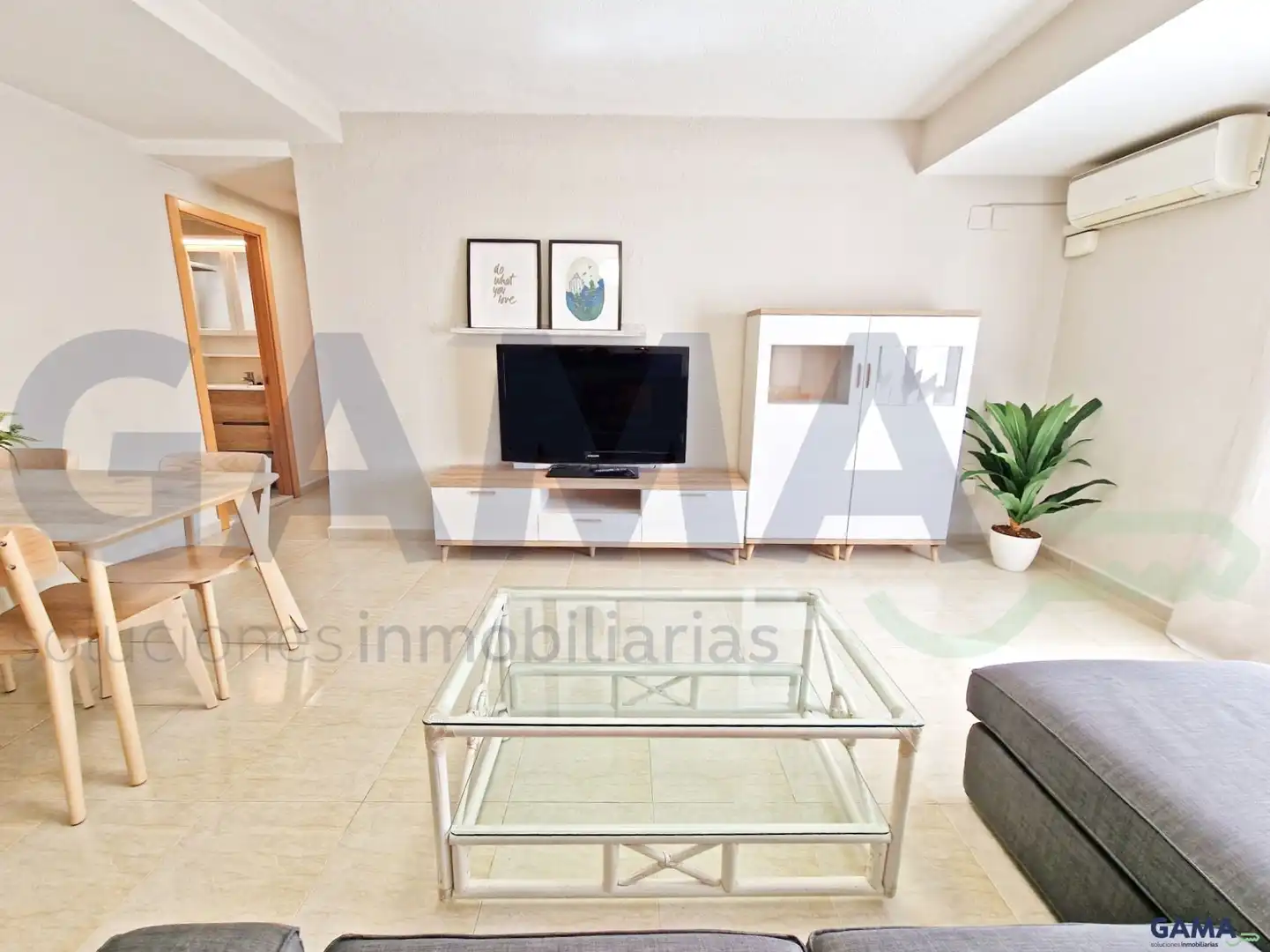 Sala de estar de Piso de alquiler en Alzira con Aire acondicionado y Amueblado