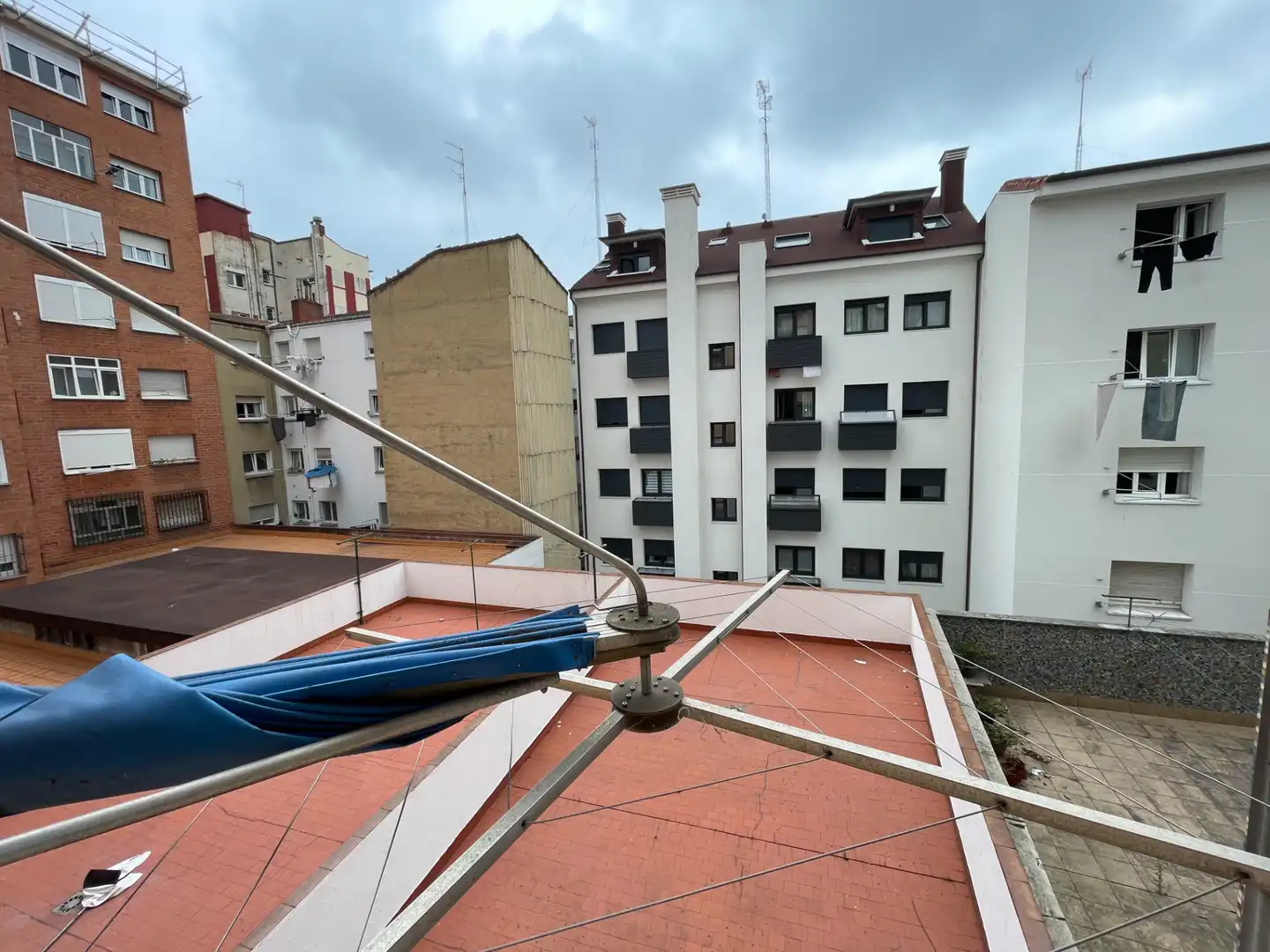 Balcony of Apartments for sale in Gijón   with Heating, Parquet flooring and Storage room