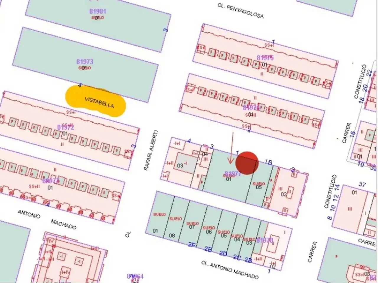 Terreno residencial en venta en Calle Vistabella, imagen 2