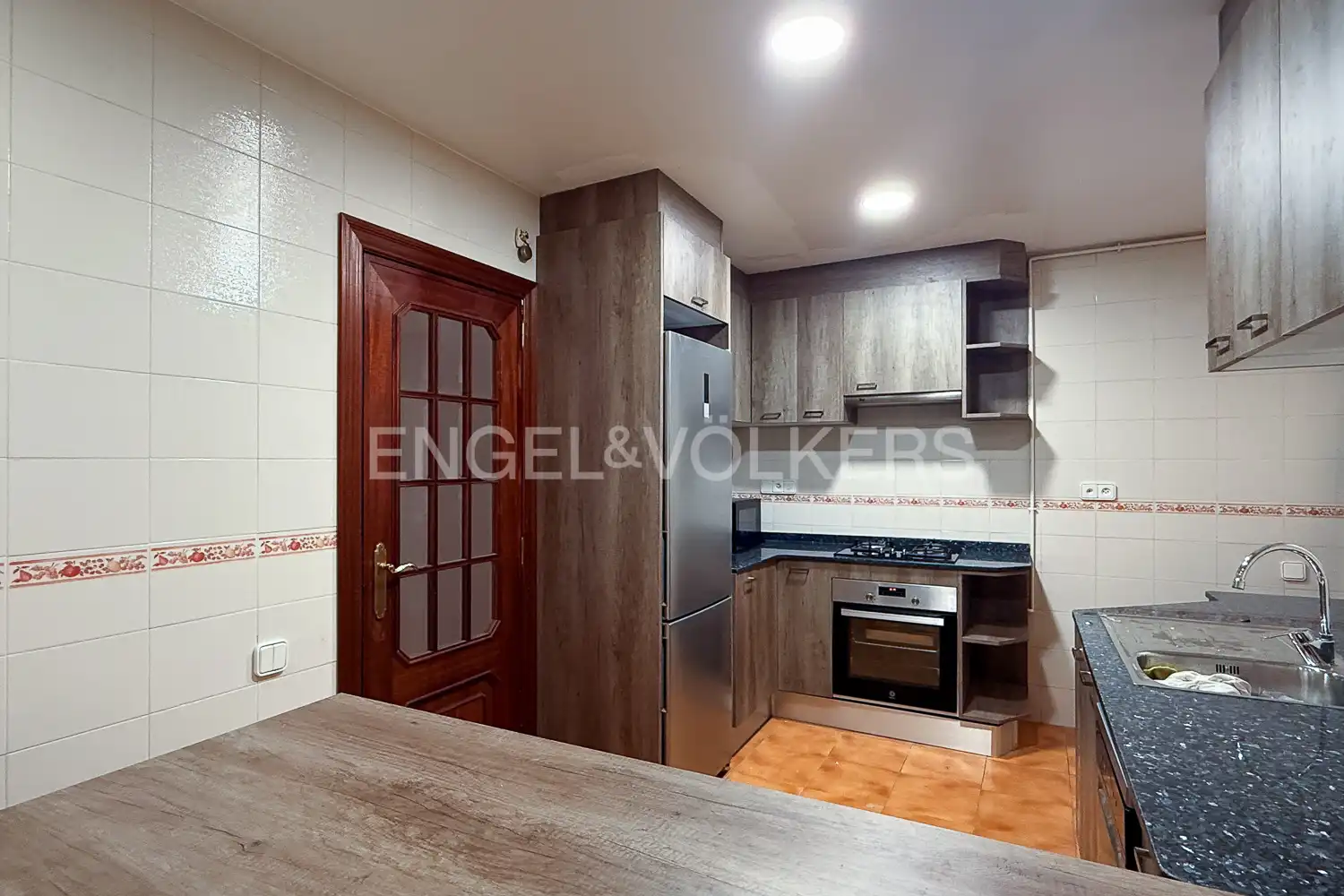 Küche von Wohnung zur Miete in Valencia mit Klimaanlage, Heizung und Terrasse