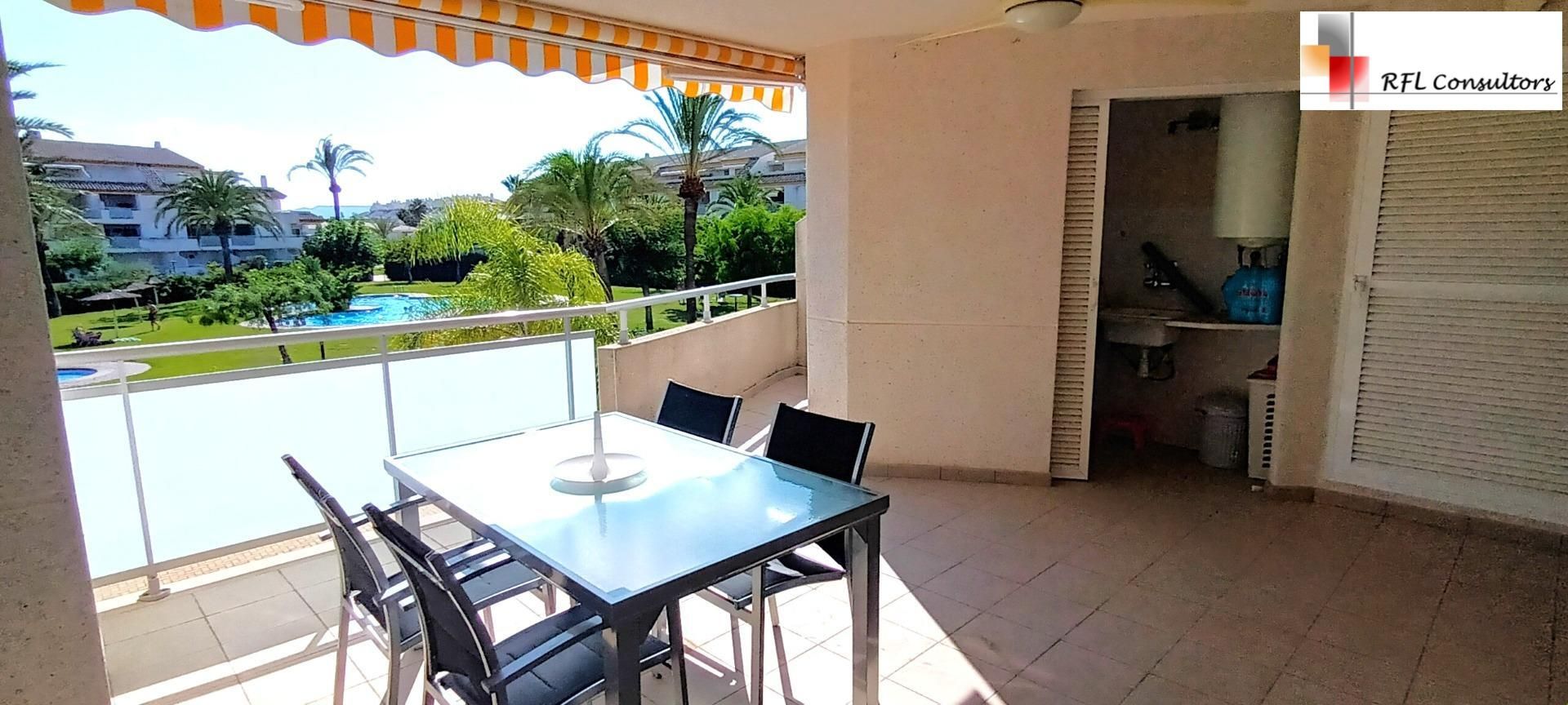 Terrace of Apartment for sale in Torreblanca  with Air Conditioner, Heating and Private garden