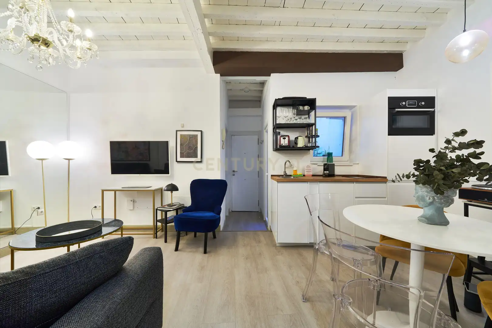 Sala d'estar de Pis en venda en Málaga amb Forn, Balcó i Alarma