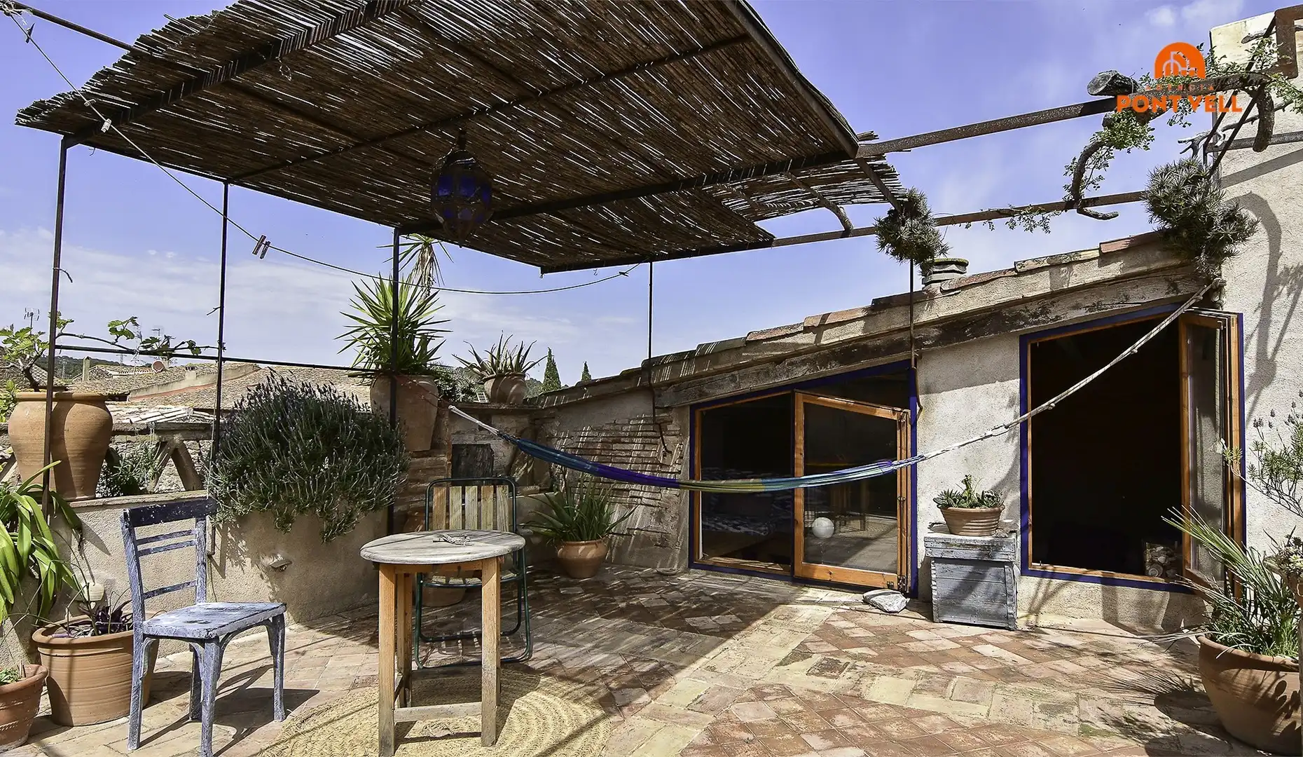 Terraza de Finca rústica de alquiler en Rupià con Terraza y Amueblado