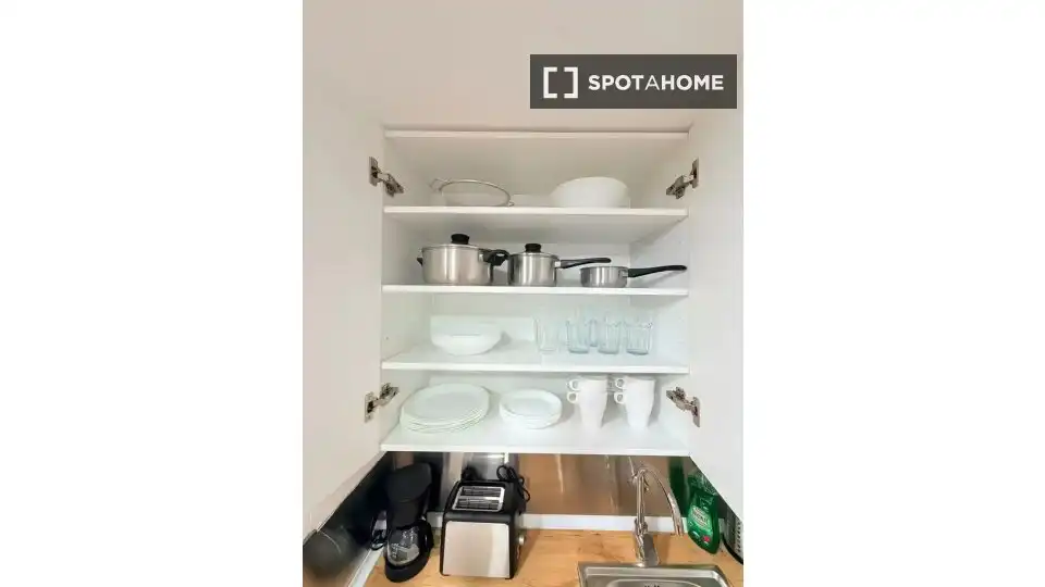 Kitchen of Flat for rent in Madrid  with Air Conditioner, Heating and Furnished