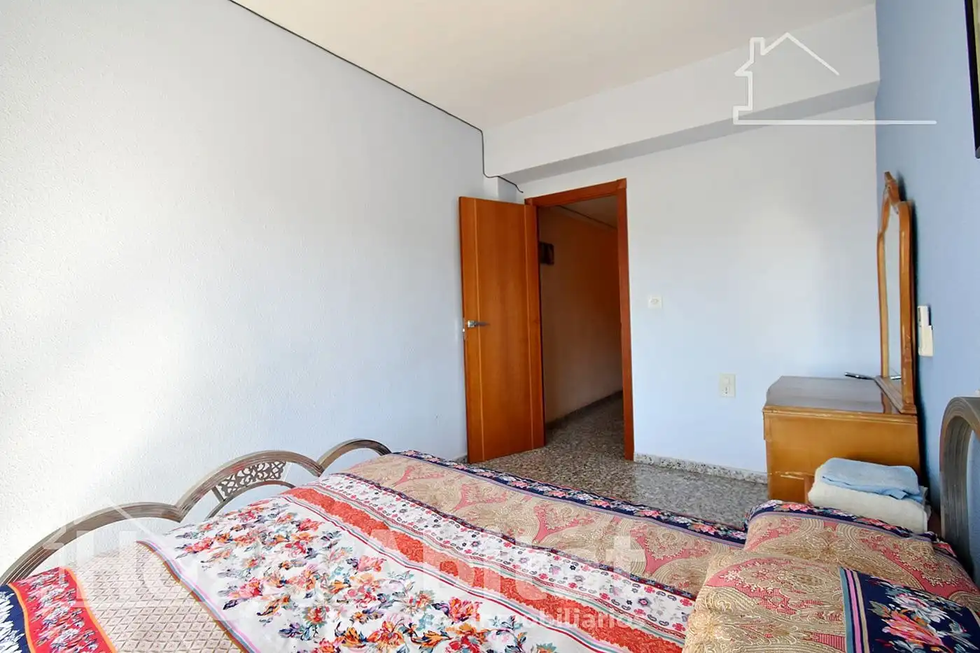 Schlafzimmer von Wohnung zum Verkauf in Oliva mit Klimaanlage, Heizung und Terrasse