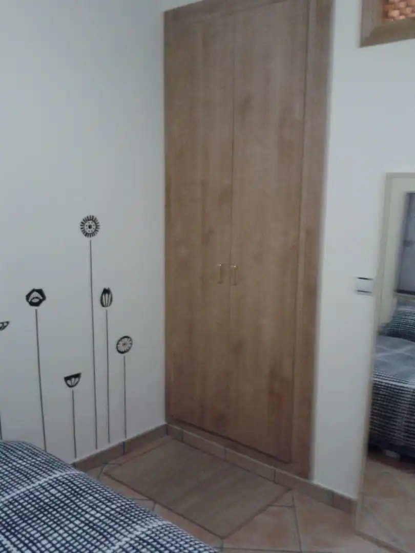 Dormitori de Apartament de lloguer en Málaga amb Aire condicionat, Calefacció i Moblat