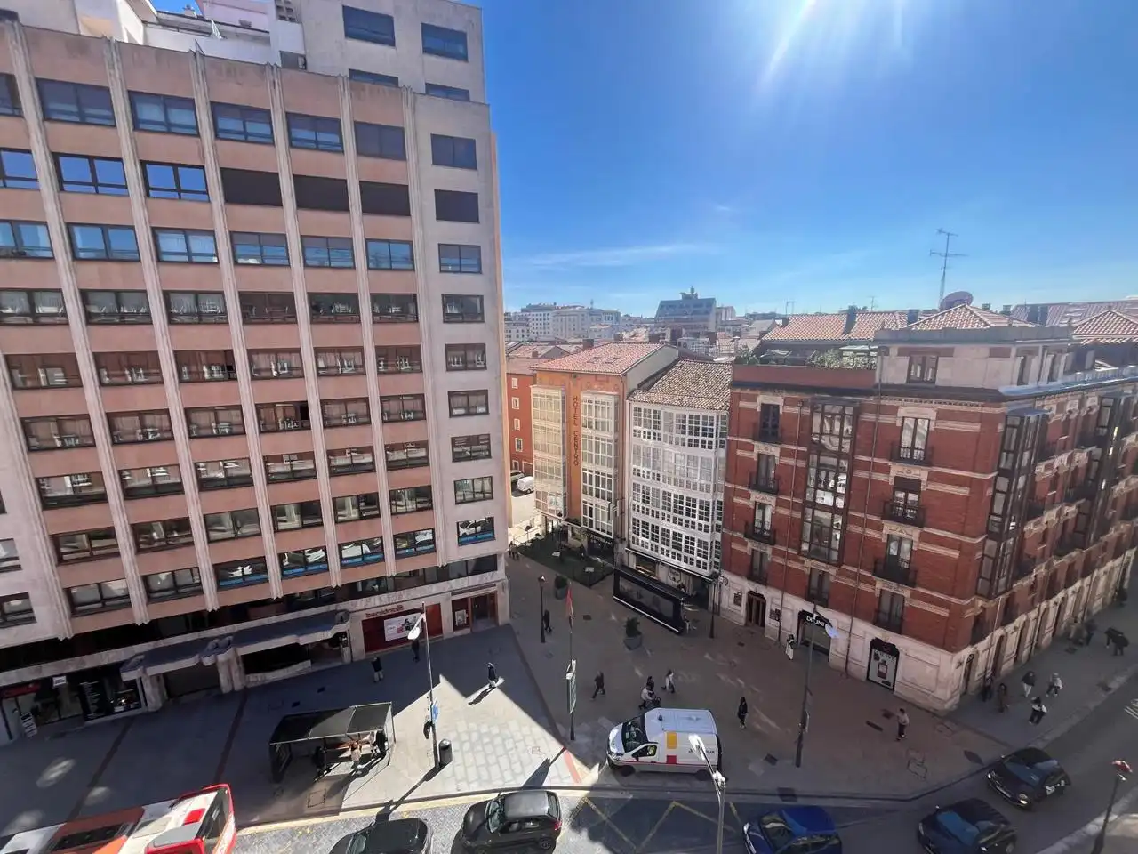 Exterior view of Flat for rent in Burgos  with Heating and Furnished