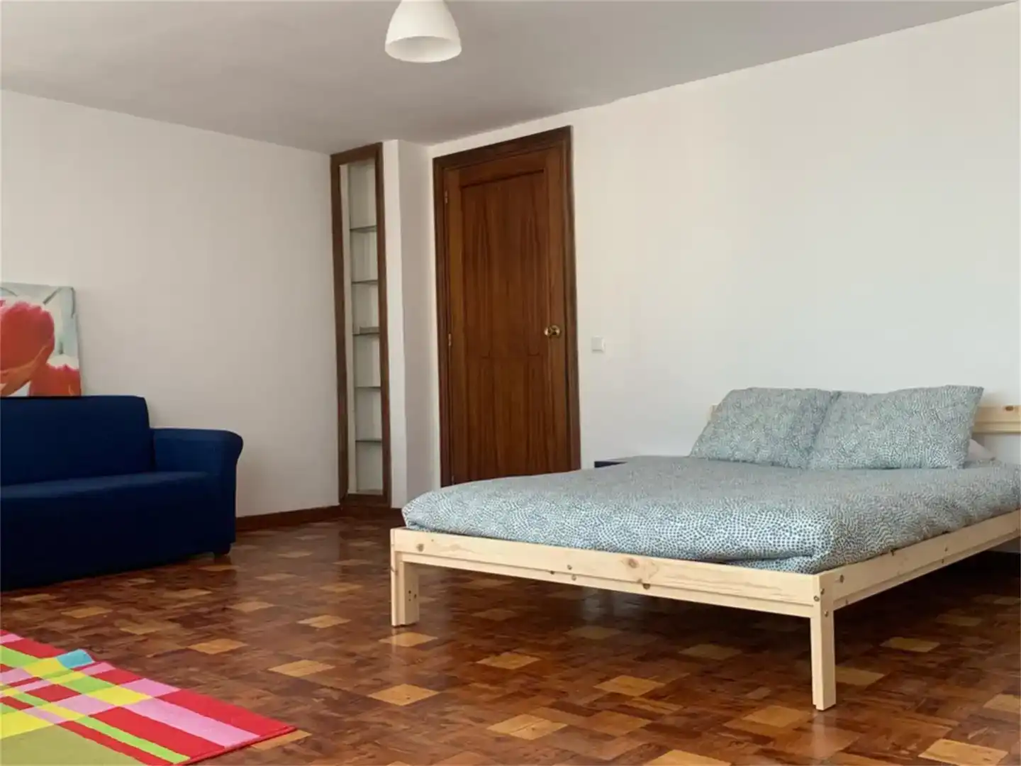 Schlafzimmer von Wohnung zur Miete in León Capital  mit Balkon