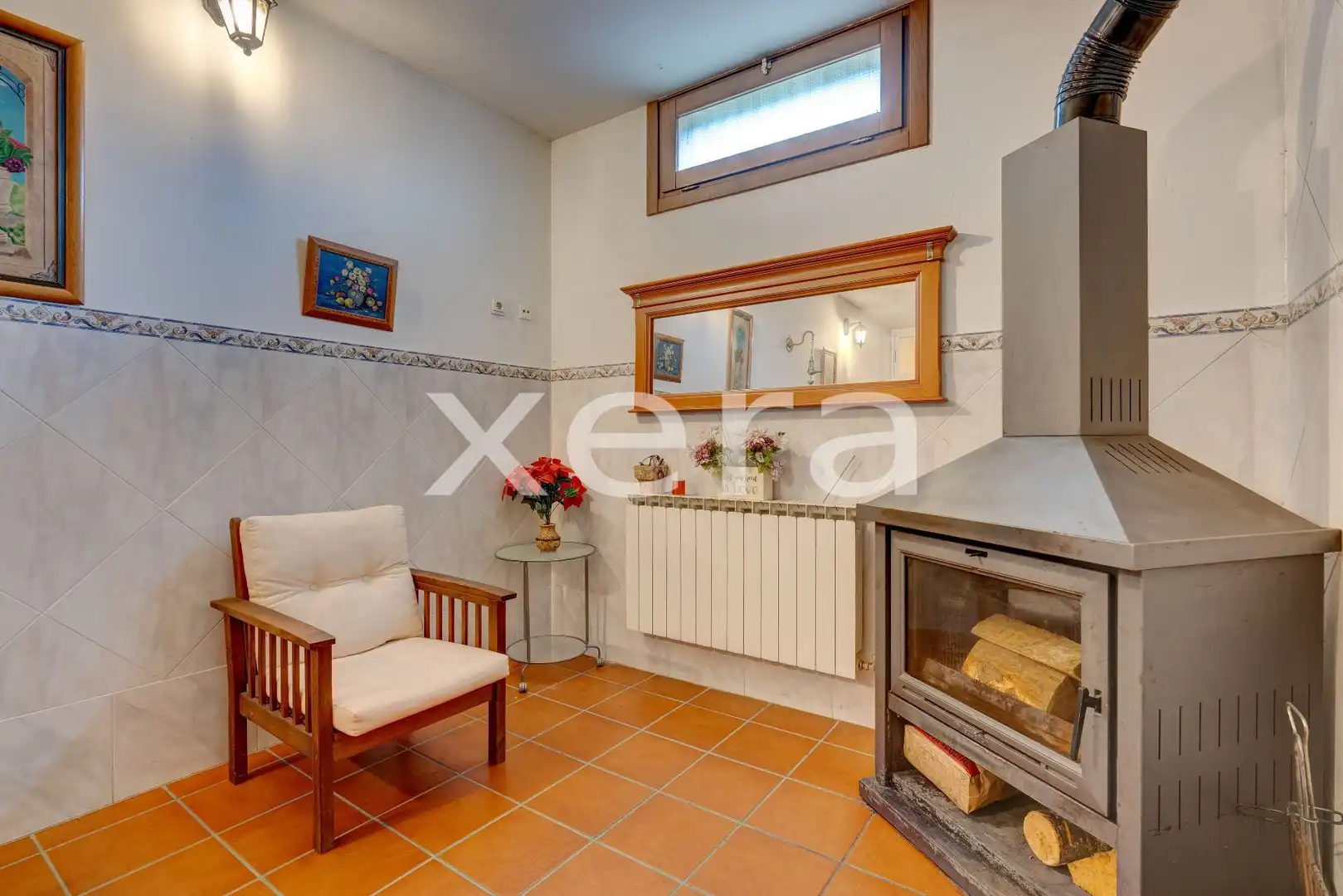 Sala de estar de Casa adosada en venta en Urnieta con Calefacción, Terraza y Trastero