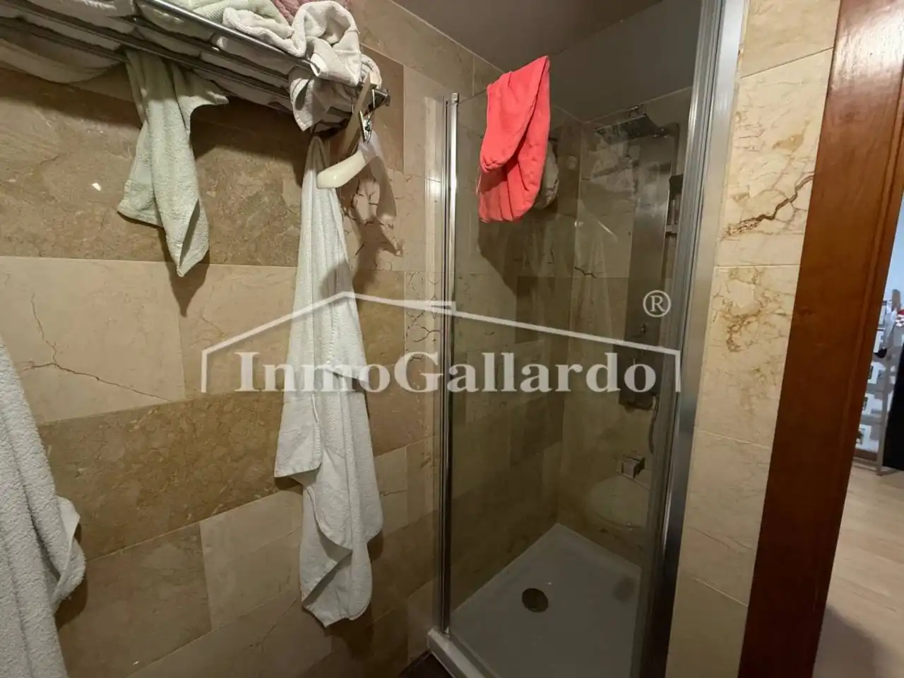 Badezimmer von Wohnung zum Verkauf in Málaga mit Parkett, Terrasse und Alarm