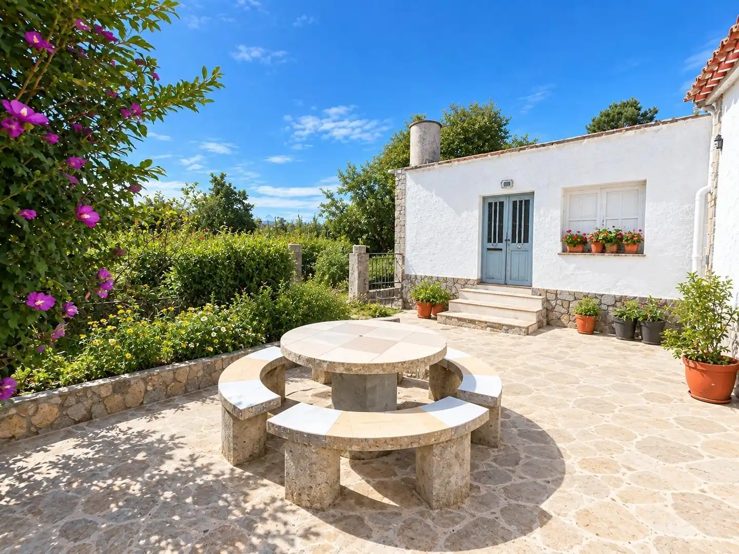 Terrassa de Casa o xalet en venda en Ribeira amb Jardí privat