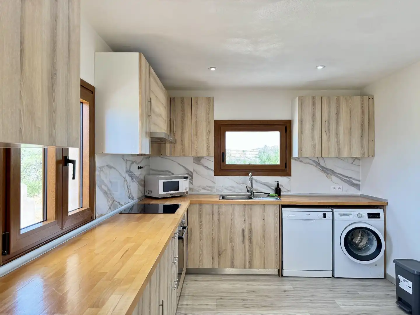 Cocina de Finca rústica de alquiler en Ses Salines con Aire acondicionado, Calefacción y Jardín privado