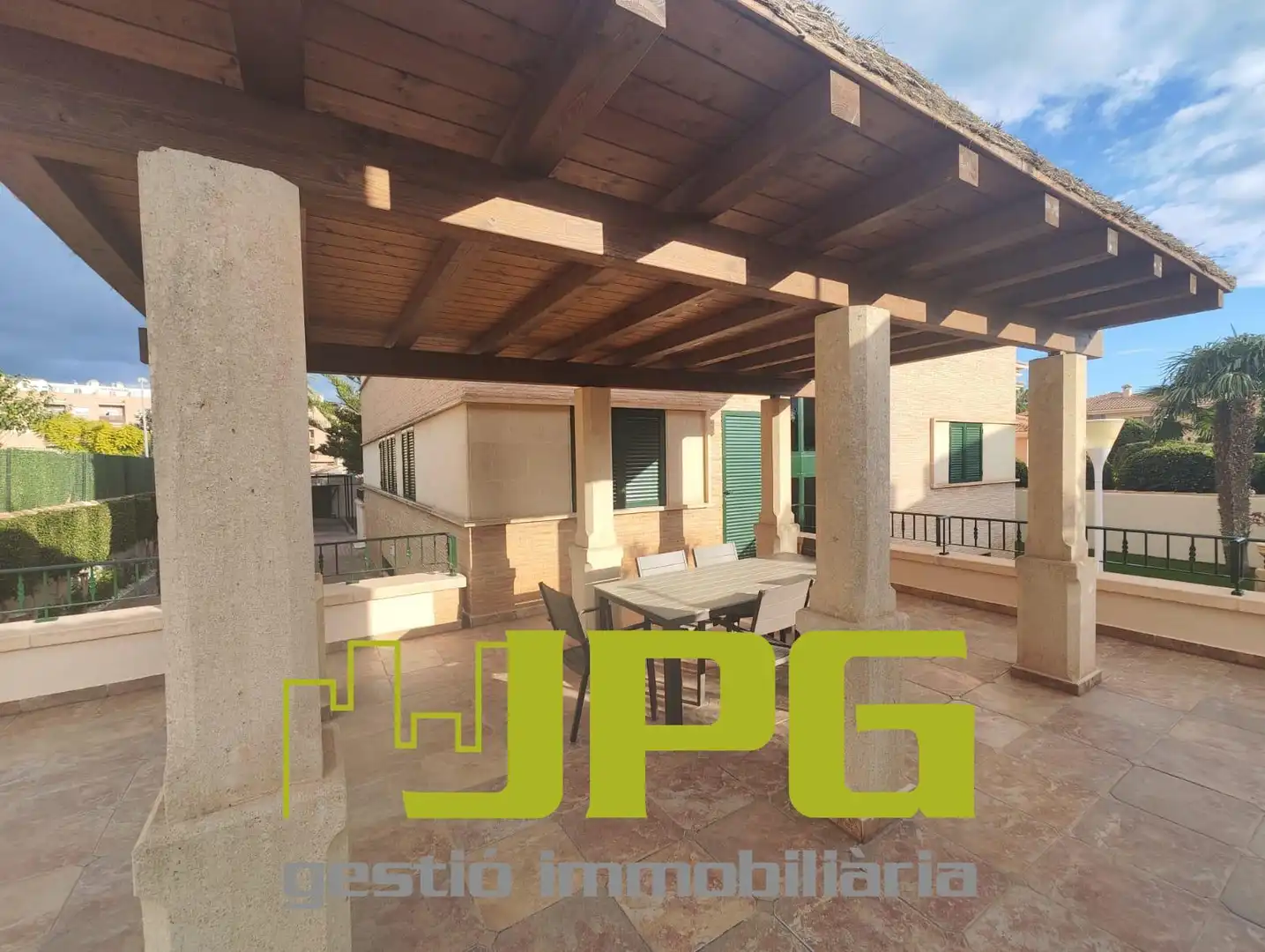 Terrassa de Casa o xalet en venda en Mutxamel amb Aire condicionat, Calefacció i Jardí privat