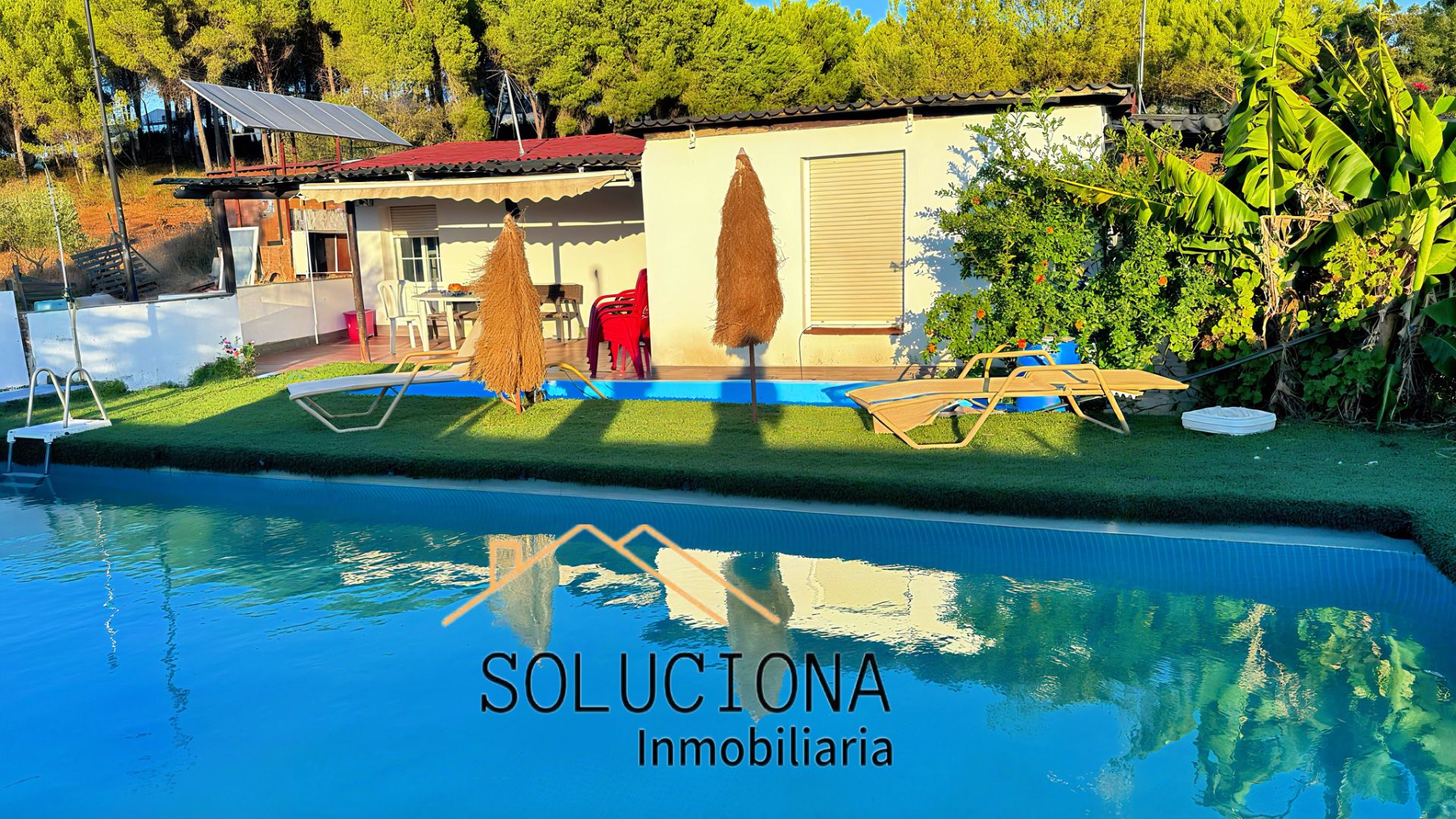 Exterior view of Country house for sale in Villablanca  with Air Conditioner, Private garden and Terrace