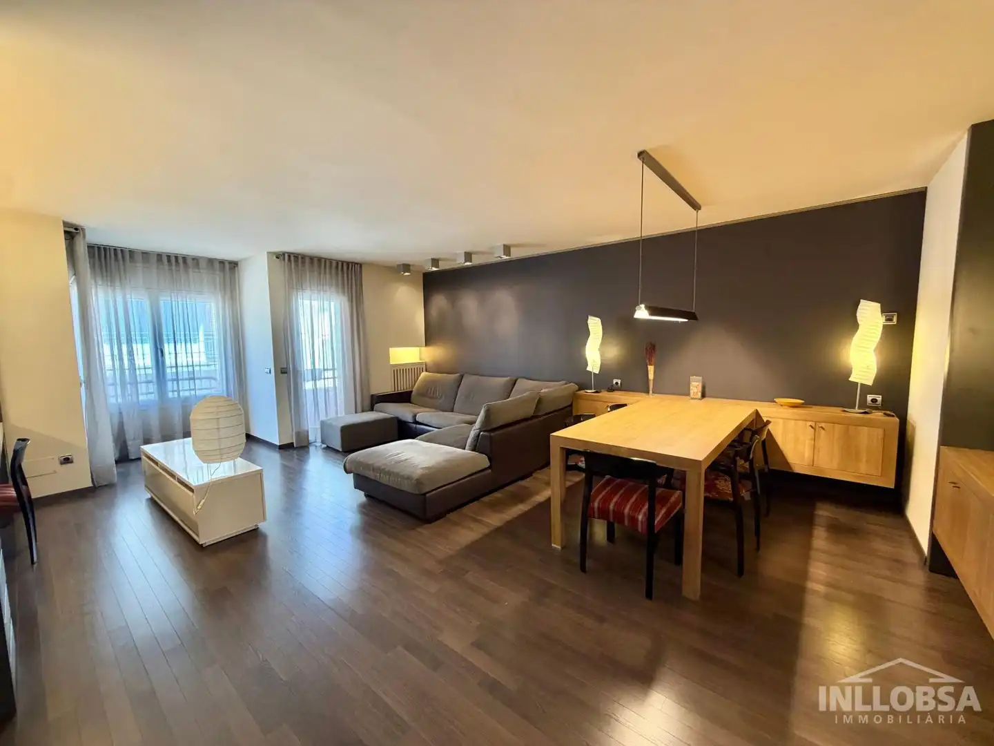Sala de estar de Piso de alquiler en Manresa con Aire acondicionado, Calefacción y Parquet