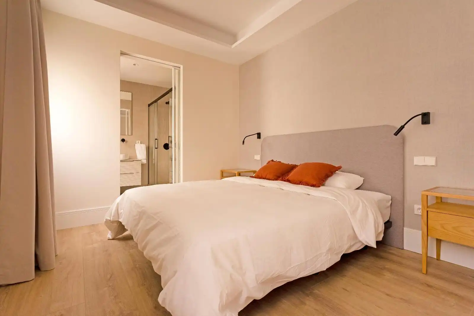 Schlafzimmer von Wohnungen zur Miete in Barrio de Salamanca