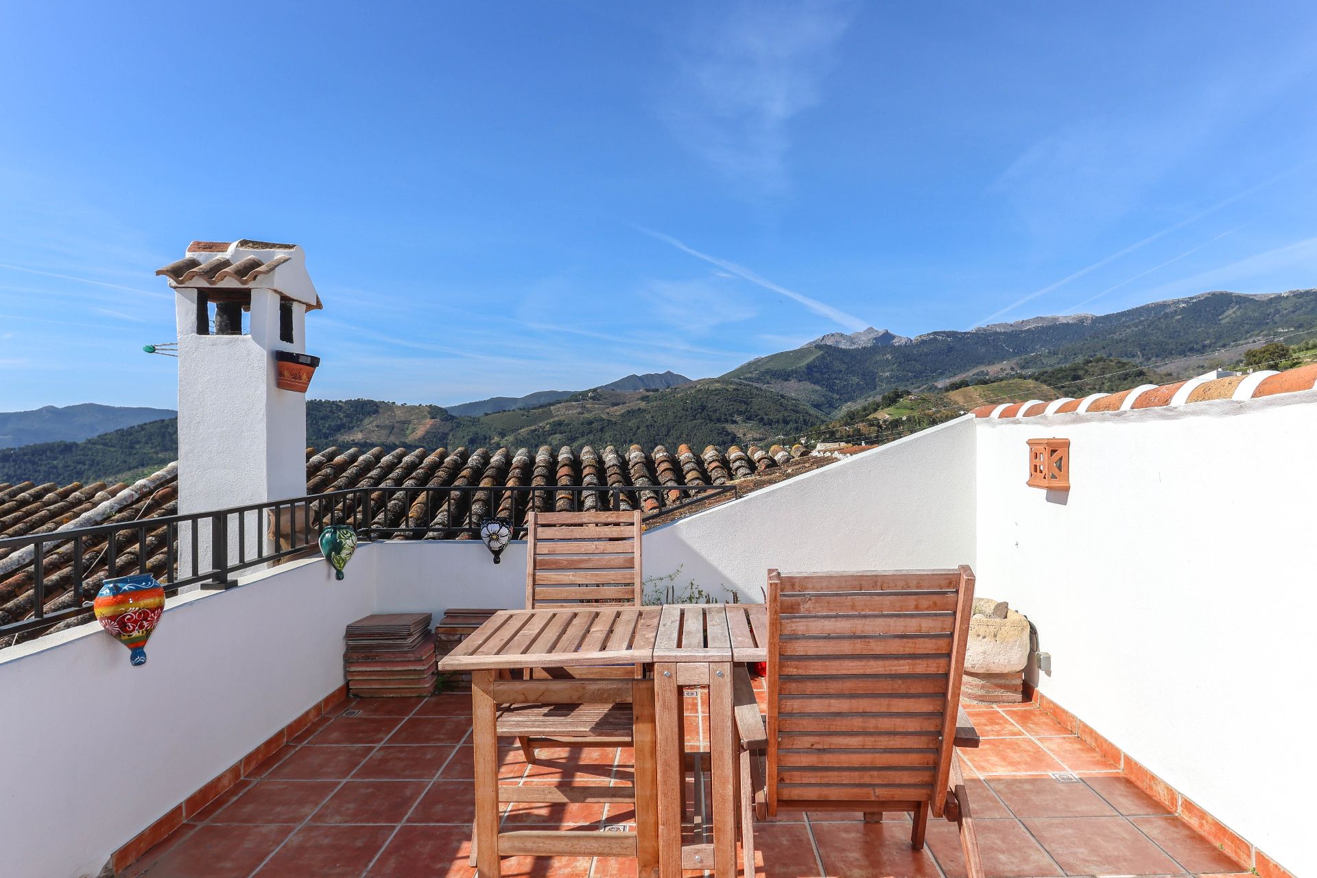 Terrassa de Casa adosada en venda en Yunquera amb Jardí privat