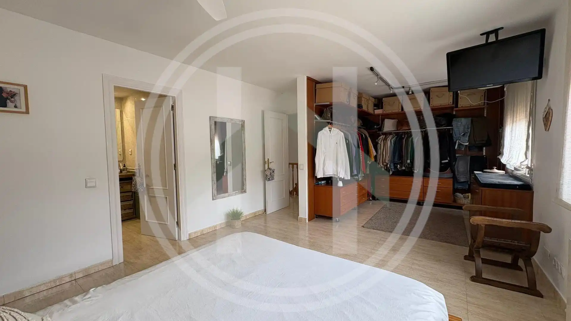 Schlafzimmer von Haus oder Chalet zum Verkauf in Cardedeu mit Heizung, Privatgarten und Terrasse