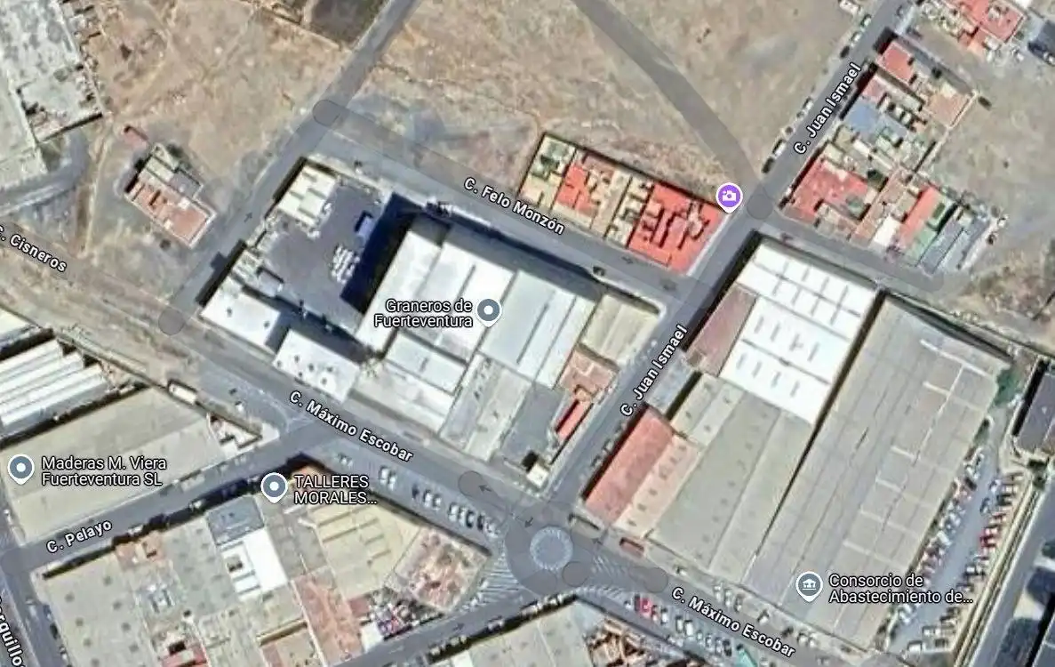 Vista exterior de Nau industrial en venda en El Charco - Las Salinas