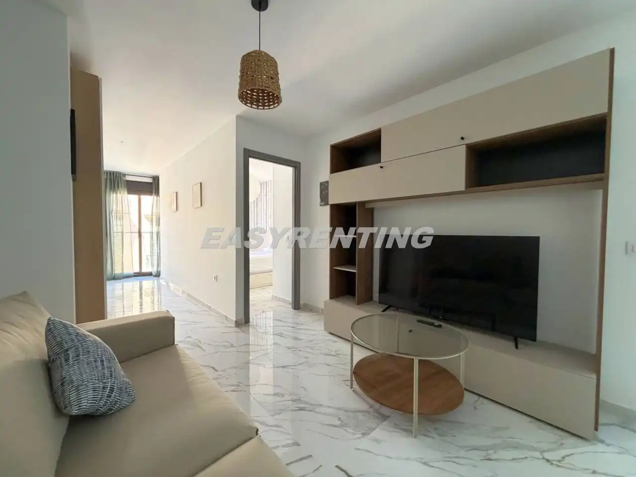 Wohnzimmer von Wohnungen zur Miete in La Línea de la Concepción mit Terrasse, Möbliert und Balkon