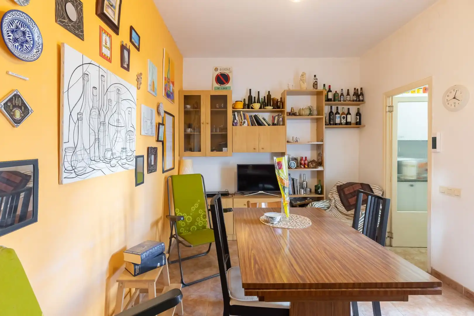 Comedor de Piso en venta en Badalona con Terraza