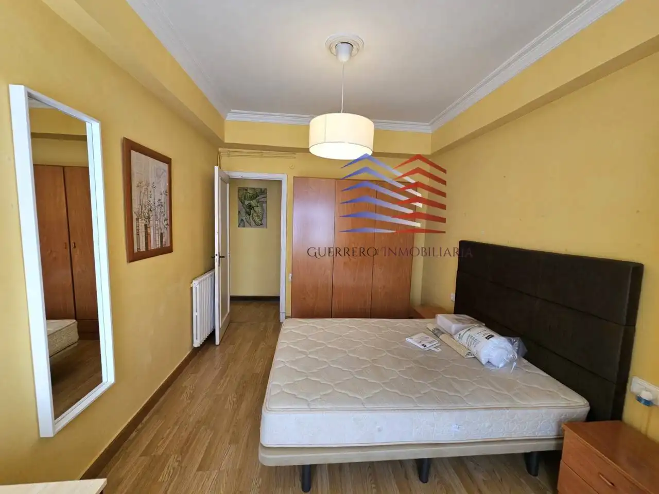 Bedroom of Flat for rent in Ourense Capital   with Heating, Furnished and Balcony