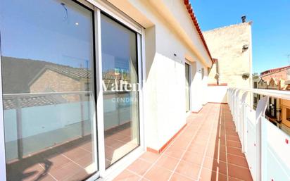 Balcony of Duplex for sale in La Palma de Cervelló  with Air Conditioner, Parquet flooring and Terrace