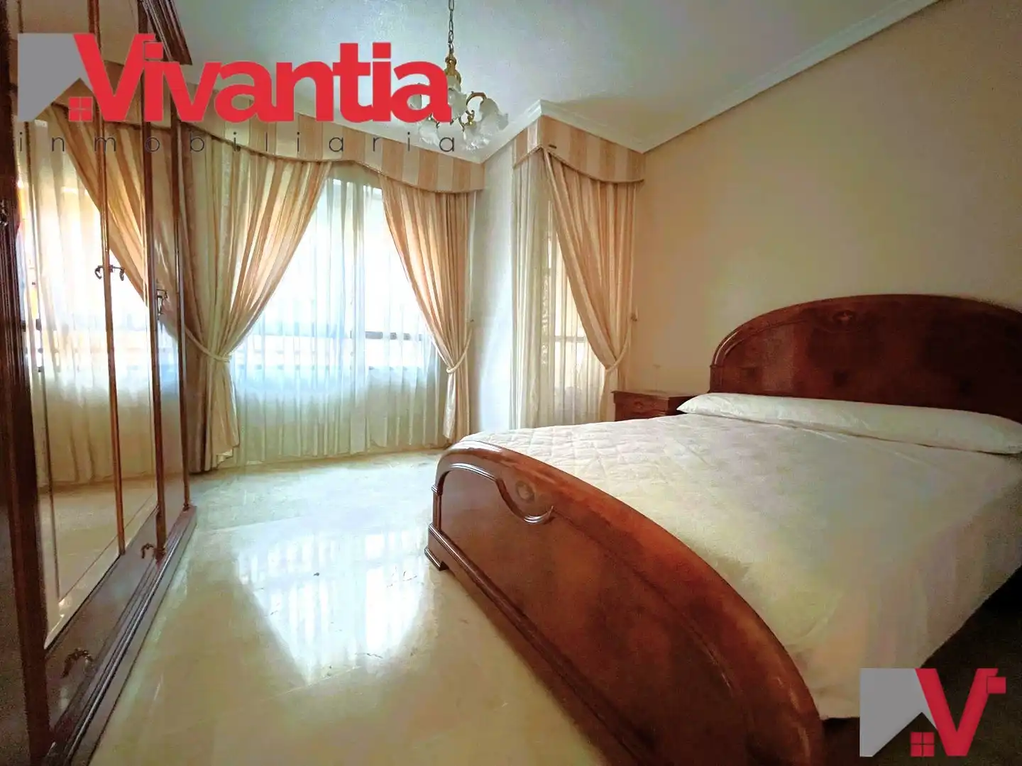 Bedroom of Flat for sale in Lorca  with Air Conditioner, Heating and Terrace