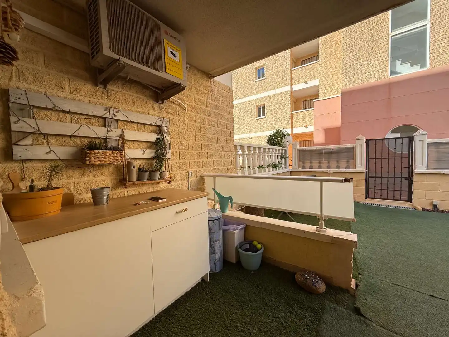 Terraza de Apartamento en venta en Nueva Torrevieja - Aguas Nuevas