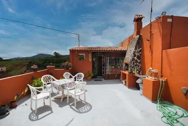 Terraza de Finca rústica en venta en Santa María de Guía de Gran Canaria con Jardín privado, Trastero y Piscina