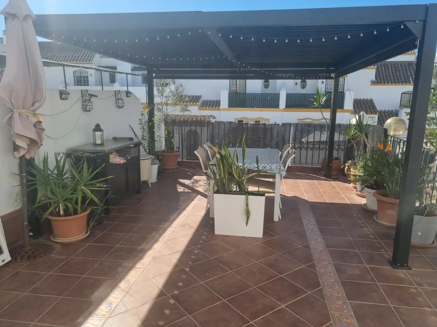 Terraza de Casa adosada de alquiler en San Fernando con Aire acondicionado, Calefacción y Jardín privado