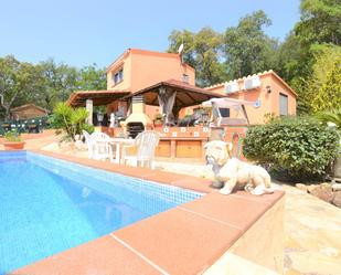 Jardí de Finca rústica en venda en Calonge amb Aire condicionat, Terrassa i Piscina