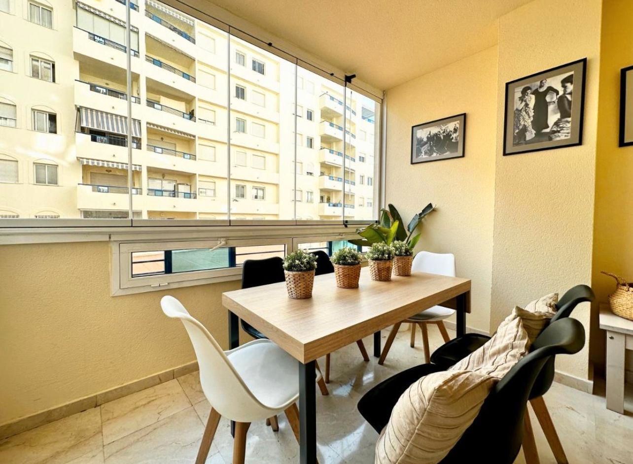 Dining room of Flat for sale in Marbella  with Air Conditioner, Terrace and Storage room